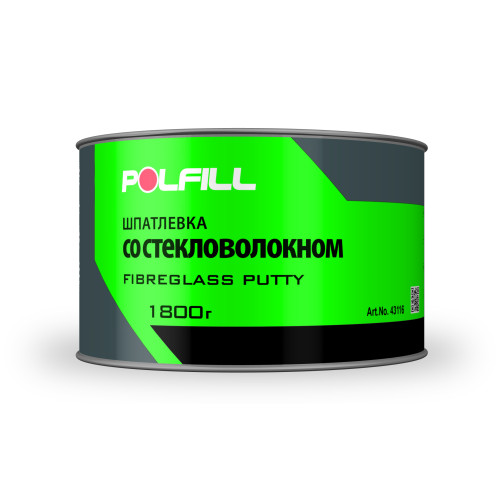 Шпатлевка со стекловолокном GLASS комплект с отвердителем