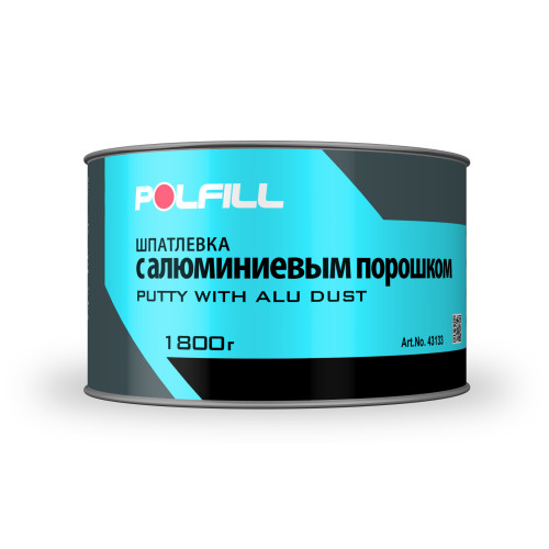 Шпатлевка с алюминиевым порошком ALU комплект с отвердителем