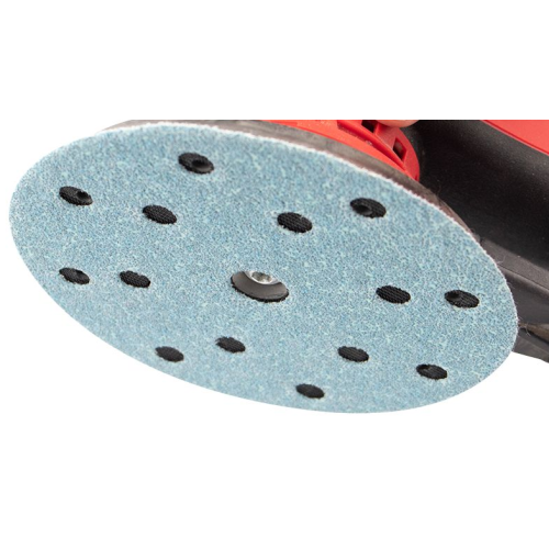 FASTPLUS Шлифовальные круги 150 мм, 15 отверстий, на липучке, серия B65 BLUE (керамика+оксид алюминия)