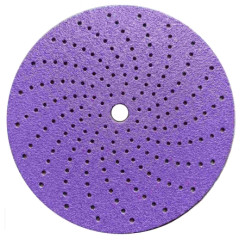 FASTPLUS Шлифовальные круги 150 мм, 119 отверстий, на липучке, серия BDL9,  BT77 PURPLE(керамика)