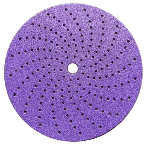 FASTPLUS Шлифовальные круги 150 мм, 119 отверстий, на липучке, серия BDL9,  BT77 PURPLE(керамика)