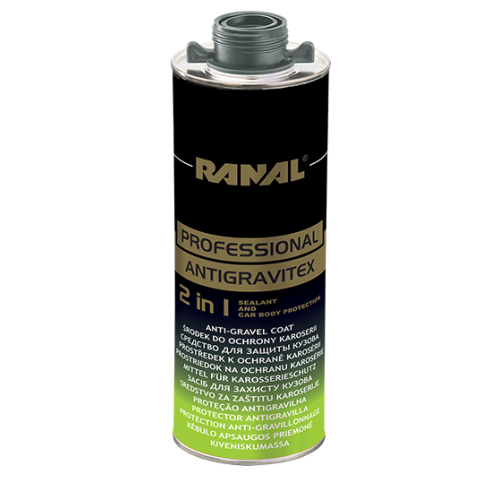 RANAL PROFESSIONAL - ANTIGRAVITEX and SEALANT 2 в 1, серый 1 л
