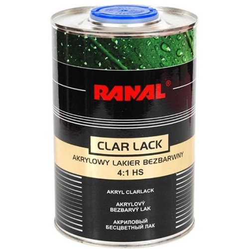 RANAL PROFESSIONAL - Лак бесцветный  4+1 HS  4 л + отвердитель 1 л