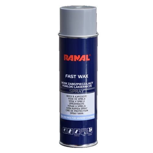 RANAL FAST WAX - воск защитный для лаковых покрытий 500 мл, спрей