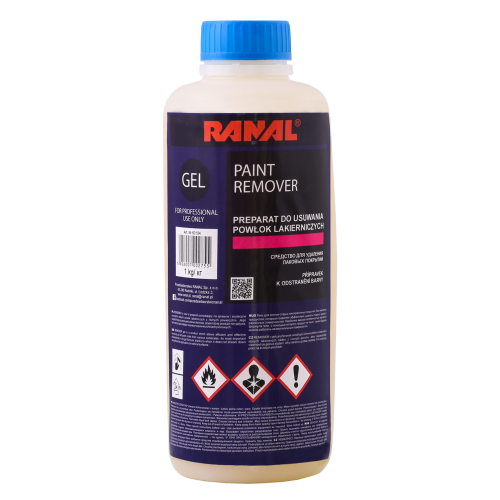RANAL Paint Remover -Средство для удаления лаковых покрытий в геле 1 л                                                                   