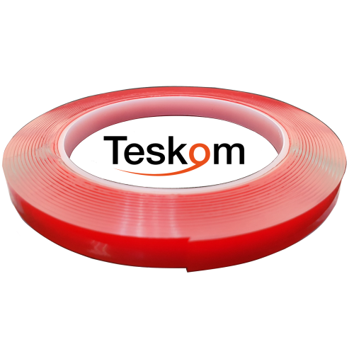 Двухсторонняя лента акриловая HSA, толщ. 1,0 mm, прозрачная TESKOM
