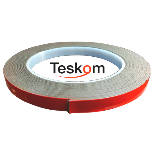Двухсторонняя лента акриловая HSA, толщ. 0,8 mm, серая, TESKOM
